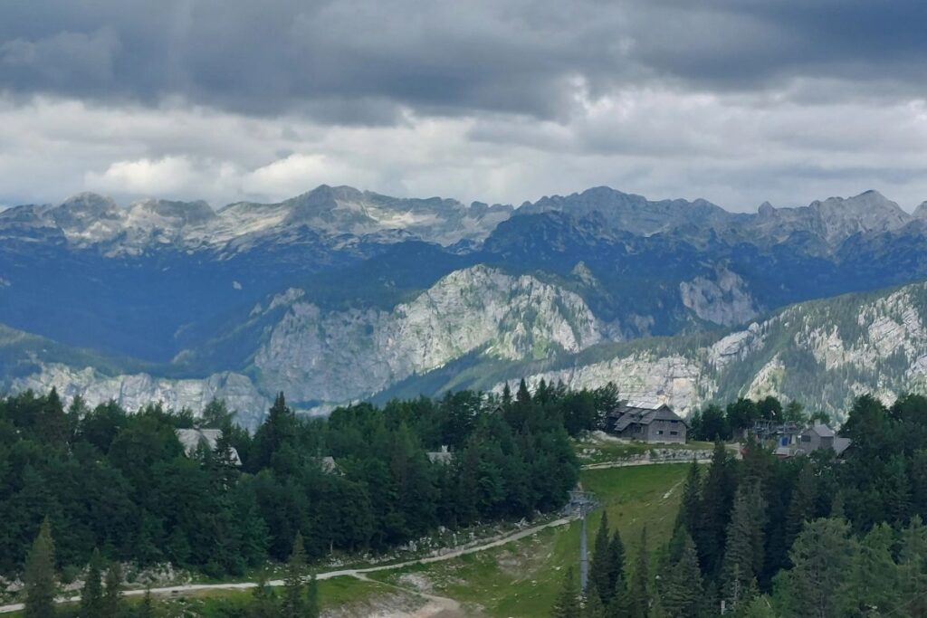 pogled na Triglavsko pogorje